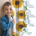 thumbnail image 3 of Blackout Kids Curtains,White Sunflower Childrens Insulated Curtains Set Of 2,Bedroom Essentials,Toddler Room Decor 42x63in(106x160cm), 3 of 4