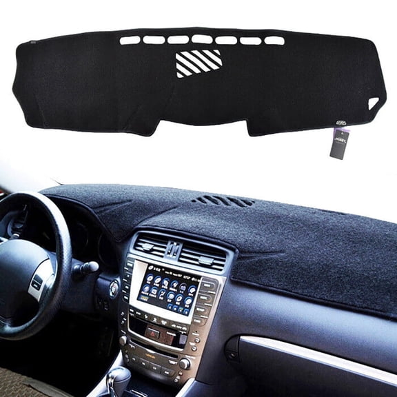 XUKEY Dashboard Cover For Lexus IS 250 350 2006-2013 Dash Mat Dashmat Pad Black