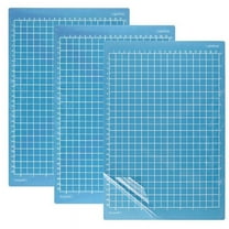 (Strong Grip), 3pcs Adhesive Cutting Mats (Blue)