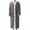 Gray B, variant on Bovxnpu Mens Bathrobes, Mens Hooded Fleece Robe Soft Warm Fleece Bathrobe Long Robe With Pockets