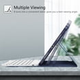 thumbnail image 6 of Fintie Keyboard Case for iPad 10th Generation 10.9 Inch Tablet (2022 Release) with Pencil Holder, Ocean Marble, 6 of 9