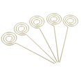 thumbnail image 1 of Titular de Tarjeta de Alambre de Oro Baoblaze 5pcs para Decoración de Torta de Fiesta de Bodas, 1 of 8