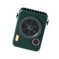 thumbnail image 4 of Ventilador para colgar en el cuello Ventilador recargable eléctrico digital LED Enfriador de forma de cámara portátil ajustable, Verde Advancent HA004178-03B, 4 of 6