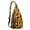 Black-2, variant on Cheetah Spot Sling Backpack - Tropical Leopard Design Shoulder Bag, Compact Lightweight Pack for Essentials
