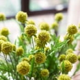 thumbnail image 2 of Faux Silk Artificial Flower Pompom Stem 28" Tall, 2 of 5