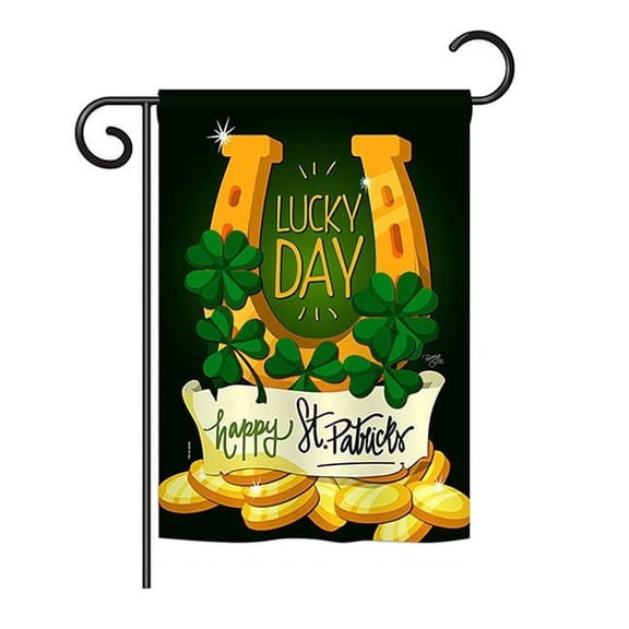 13 x 18.5 in. Lucky Day Spring St Patrick Impressions Decorative Garden Flag