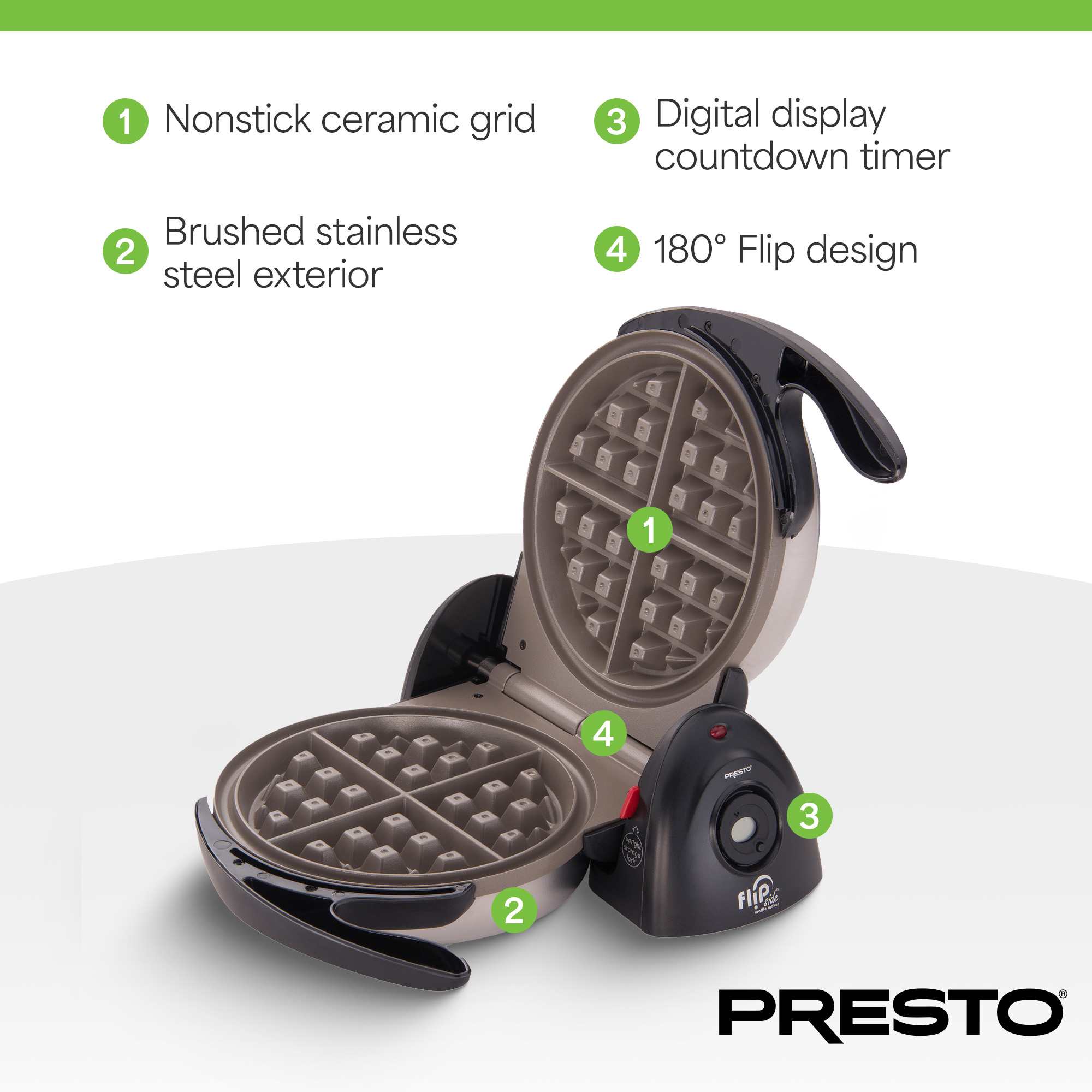 Presto FlipSide 7-Inch Belgian Waffle Maker photo 3
