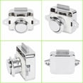 thumbnail image 2 of Button Camping Car - Door Lock And Latch Close Closet Button Rv Rv Rv Rv (Silver), 2 of 5