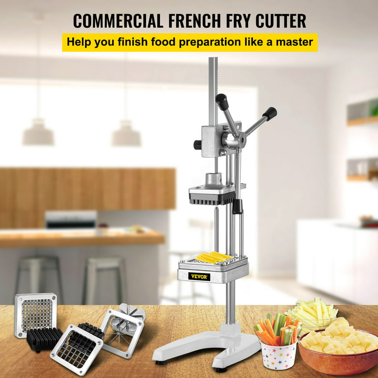 VEVOR Commercial Vegetable Fruit Chopper 1/2 in. Blade Heavy Duty  Professional Food Dicer Kattex French Fry Cutter G212INCH420J23BAAV0 - The  Home Depot