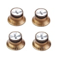 thumbnail image 2 of 4 Pcs Of Set Gold Guitar Top Hat Knobs Volume Buttons For Guitar Lovers, 2 of 9