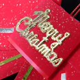thumbnail image 4 of CHAO Adornos para árboles de Navidad, pequeños adornos navideños para el hogar, colgantes con decoración para árbol de Navidad, estilo nudo de lazo de 1,18cm de ancho, 4 of 4