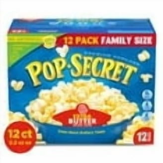 Pop Secret Crunchy Movie Theatre Family Size Microwave Popcorn