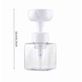 thumbnail image 2 of Foam Pump Bottle 8.8 Oz Flower Foaming Soap Dispenser Shatterproof Pet Refillable for Bathroom Kitchen Kids Handwashing, 2 of 5