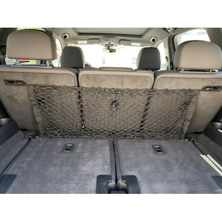 Envelope Style Trunk Rear Seat Cargo Net for AUDI Q7 2017-2020