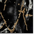 thumbnail image 4 of Luxe Weavers Black 5x7 Marble Abstract Area Rug Gold, Stain-Resistant Carpet, 4 of 10