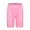 Pink, variant on WERYOUNG Girls Boys Pajamas Shorts Summer Casual Solid Color Stretch Elastic Waist Shorts Toddler Trendy Sweat Pants,Black,2-3 Years