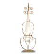 thumbnail image 1 of Luzkey Metal Violin Sculpture Ornament Craft Decor Collection Simple Figurine Ornament Modern Instrument Statue for Desk Centerpiece Small, 1 of 8