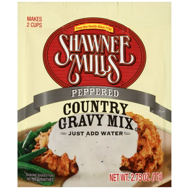 Shawnee Mills® Peppered Country Gravy Mix 2.75 oz. Pouch