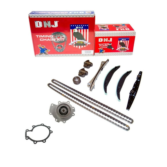 DNJ TK412BWP Timing Chain Kit with Water Pump Fits Cars & Trucks 06-07 Ford 3.0L V6 DOHC 24V