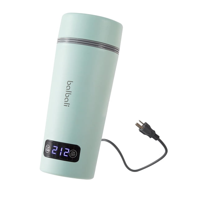Hervidor de viaje balbali de doble voltaje 100-250 V, 350 ml, verde