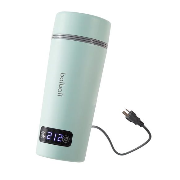 Hervidor de viaje balbali de doble voltaje 100-250 V, 350 ml, verde