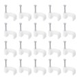 thumbnail image 1 of Unique Bargains Cable Clips, 100 Pack 10mm Nail in Cable Clips Circle Cable Clamps Cable Tacks Cord Clips, 1 of 6
