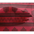 thumbnail image 4 of oneOone Viscose Chiffon Fabric Stripe|Chevron & Tree Block Printed Fabric 1 Yard 42 Inch Wide, 4 of 4