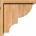 thumbnail image 3 of 7 1/2"W x 12"D x 12"H Ridgewood Smooth Corbel w/Backplate, Western Red Cedar, 3 of 9