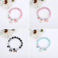 thumbnail image 2 of Sanrio-pulsera de Hello Kitty My Melody Kuromi Cinnamoroll para niña, brazalete de cristal Rosa Natural, bonito gato Kt, regalo de joyería, nuevo, 2 of 4