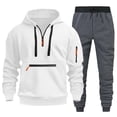 thumbnail image 4 of Mens Track Suits 2 Piece Set Hooded Full Zip Up Jacket with Multiple Pockets And Matching Jogger Pants for Athletic Casual Wear, 4 of 4