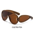 thumbnail image 1 of Luxury Y2K Cyberpunk Sunglasses - Oversized Eyewear for Summer Parties & Sun Protection - UV400, 1 of 5