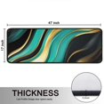thumbnail image 5 of Kitchen Rugs Sets Of 2,Teal Gold Marble Pattern Anti Fatigue Kitchen Mat Rugs Non Slip Washable,Decorative Kitchen Floor Mats for Kitchen,Sink,Laundry,17"x47"+17"x47", 5 of 5