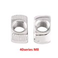 thumbnail image 1 of T Slot Hammer Head Nut Nickel Plated Carbon Steel Fastener For Aluminum Profile (EU40 M8*19.5*10), 1 of 1