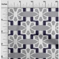 thumbnail image 1 of oneOone Organic Cotton Poplin Twill Fabric Geometric Kasuri Fabric Prints By Yard 42 Inch Wide, 1 of 4