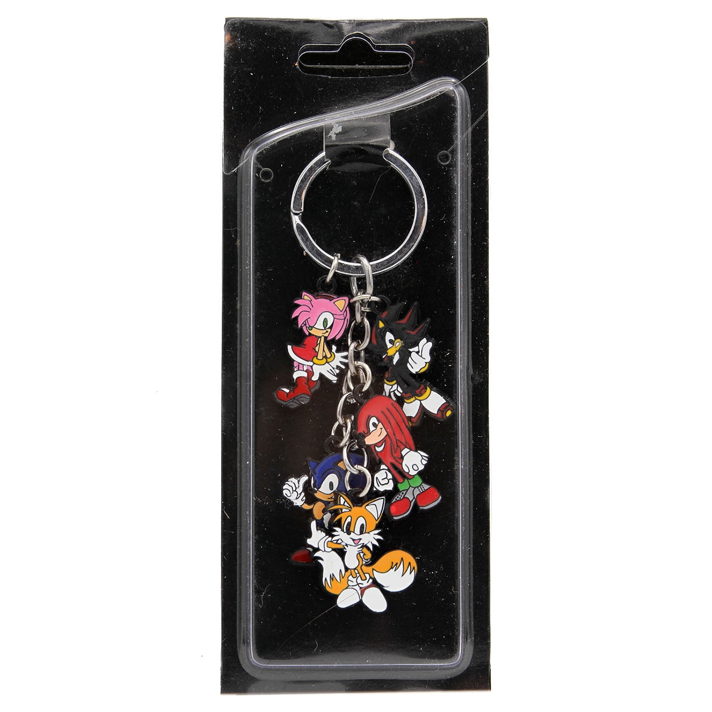 Sonic Tails Knuckles Shadow Amy - Sonic The Hedgehog 1" Keychain 5 pc. Pendant