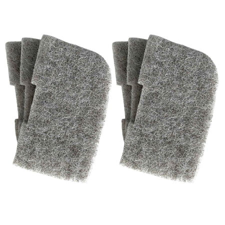 TAPDRA Fluval 306 407 406 407 Aquarium Filter Pad Ammonia Remover Fiber Cotton 6 Pack Long Lasting Filtration