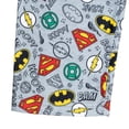 thumbnail image 4 of DC Comics Justice League Green Lantern The Flash Superman Little Boys Pajama Pants Justice League Grey 5-6, 4 of 4