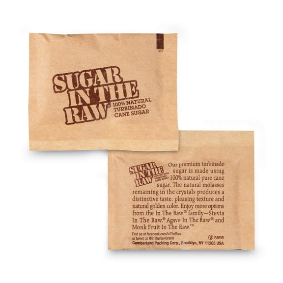 Sugar in the Raw Sugar Packets, 0.2 oz Packets, 200/Box