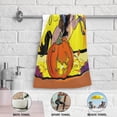 thumbnail image 3 of Coolnut Halloween Cowboy Hand Towels 2 PCS, Ultra Soft and Highly Absorbent, Jack-o'-Lantern Decorative Fingertip Towel for Home, Bathroom, Kitchen, 28.3"x14.4", 3 of 4