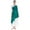 Green, variant on Alvivi Womens Liturgical Praise Worship Dance Tunic One Shoulder Asymmetrical Overlay Tunic Top Burgundy L