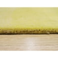 thumbnail image 5 of EORC Yellow Hand-Tufted Wool Contemporary Swirl Rug, 5' x 8'-Color:Yellow,Material:Wool, 5 of 9