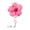Pink, variant on OIUR Cute Flower Badge Reels, Retractable Nurse Badge Reel Clip with Beaded Charm, Floral ID Name Card Holder for Nurse Teacher Office Worker