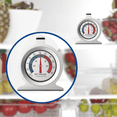 thumbnail image 2 of 4 Pcs Refrigerator Thermometer 20℃-20℃/-20℉-80℉ Fridge Analog Thermometer Large Dial with Red Indicator Thermometer, 2 of 7