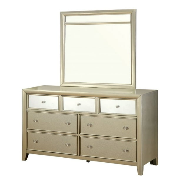 A great selection of online electronics, baby, video games & much more. furniture of america maire glam 7 drawer dresser and mirror set in silver