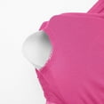 thumbnail image 7 of Women's Fit Camisole with Built in Bra Fashion Women's Casual Sleeveless Solid Ladies Round Neck Blouse Hot Pink M, 7 of 7