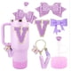 thumbnail image 1 of Paquete de 6 Accesorios Mors para Tazas Stanley Cup, Letras lizadas, Tapas Antifugas, Base Brillante de Silicón, y Más para Tazas de 30oz/40oz (V), 1 of 4