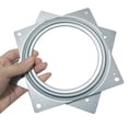 thumbnail image 4 of Lazy Susan Hardware 6 pulgadas, paquete de 10 placas de rodamiento giratorias cuadradas, capacidad de 500 libras, rodamientos de plataforma giratoria Lazy Susan para bandejas de servir, estantes de al, 4 of 5