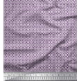 thumbnail image 1 of Soimoi Velvet Fabric Geometric Small Print Fabric by Yard 58 Inch Wide, 1 of 3
