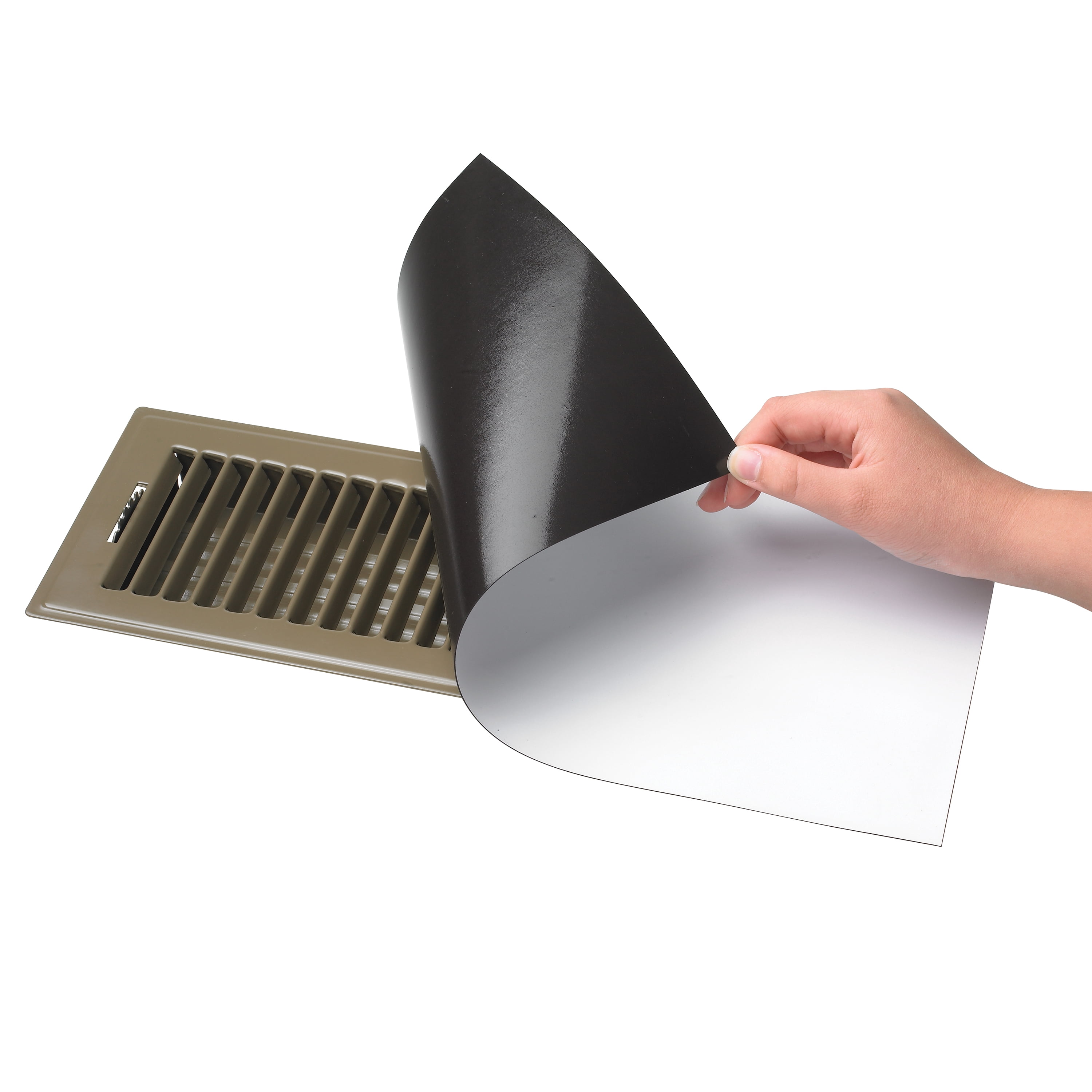 Deflecto Magnetische Lüftungsgitter 20,3 X 38,1 Cm - 3 Stück, Gebrochenes Weiß, Spülmaschinenfest