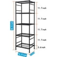 5Wire Shelving Metal Storage Rack Shelves, Standing Storage Shelf